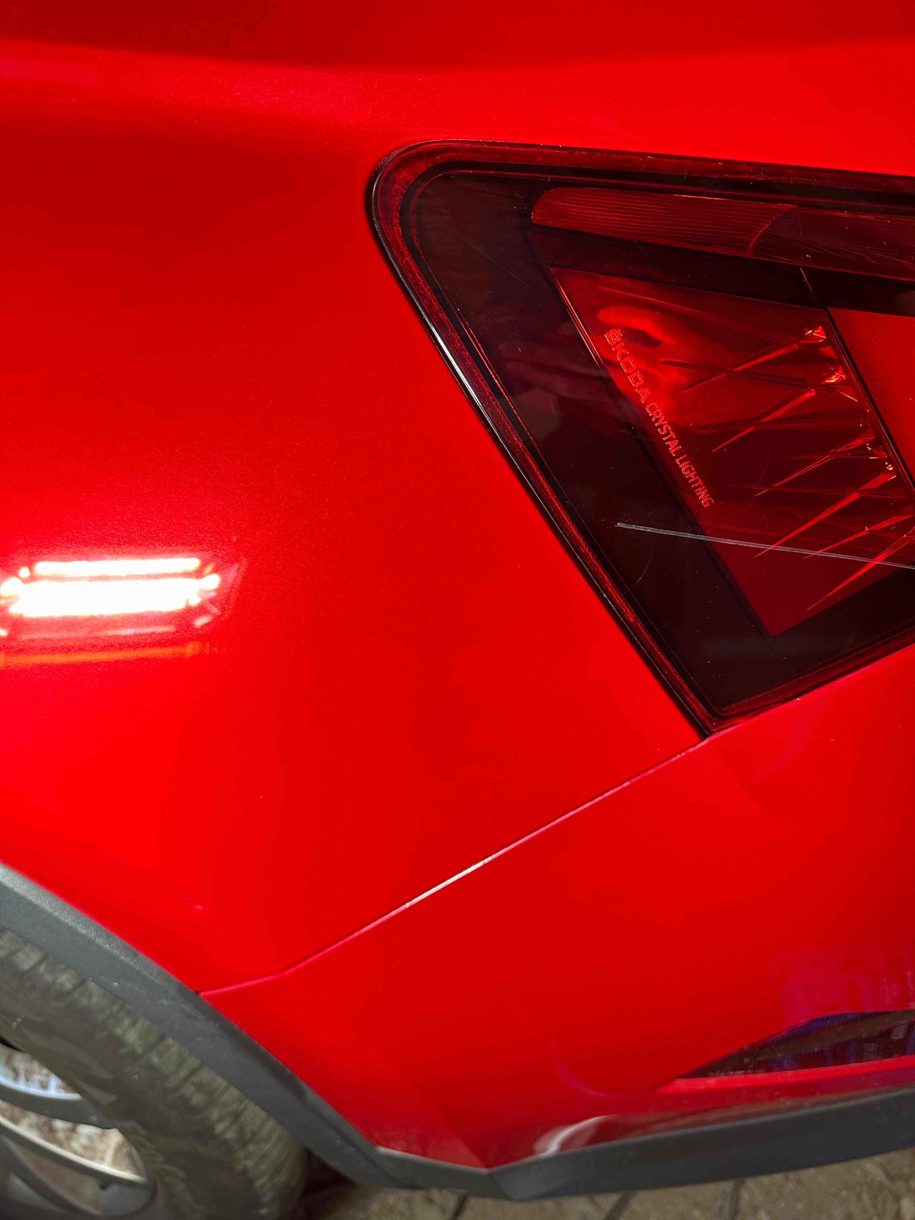 Skoda Kodiaq - Kratzer links - Nachher